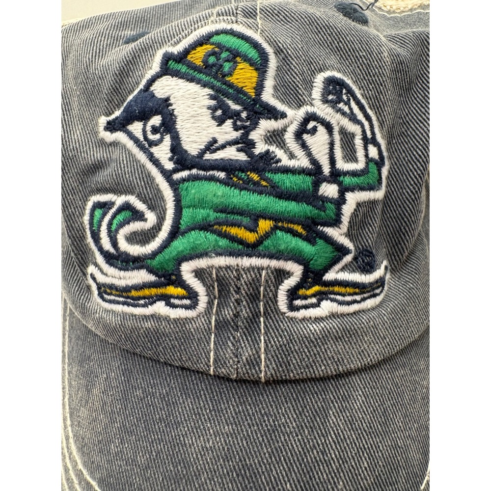 Top of the World Notre Dame Fighting Irish Leprechaun Trucker Snapback Hat Navy